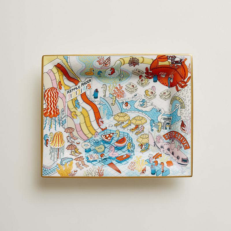 Splash Park change tray - Pink | Hermès USA